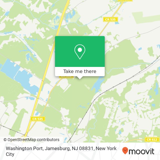 Washington Port, Jamesburg, NJ 08831 map