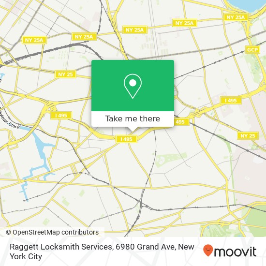 Raggett Locksmith Services, 6980 Grand Ave map