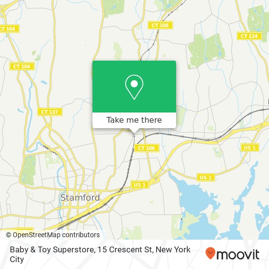 Mapa de Baby & Toy Superstore, 15 Crescent St