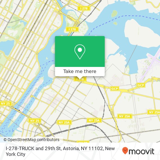 Mapa de I-278-TRUCK and 29th St, Astoria, NY 11102