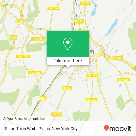 Salon Tai in White Plains map