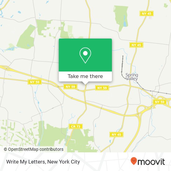 Write My Letters map