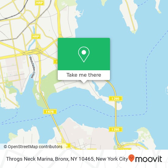 Mapa de Throgs Neck Marina, Bronx, NY 10465