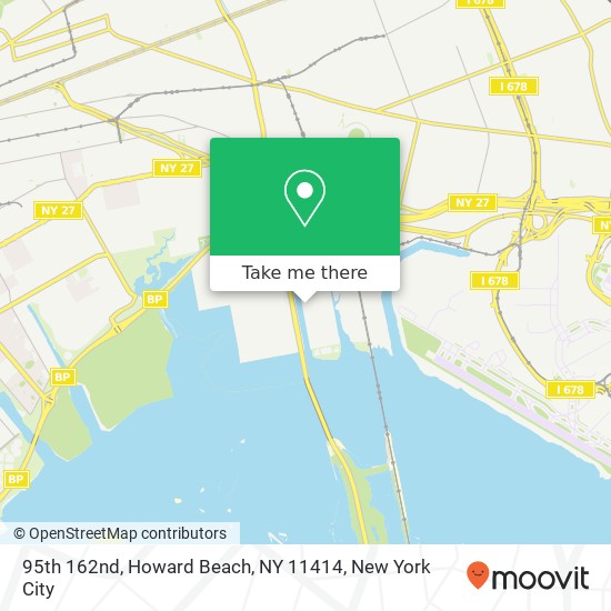 Mapa de 95th 162nd, Howard Beach, NY 11414