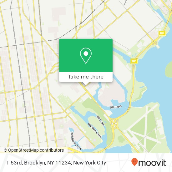 Mapa de T 53rd, Brooklyn, NY 11234