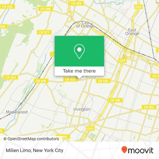 Milien Limo map