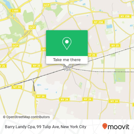 Mapa de Barry Landy Cpa, 99 Tulip Ave
