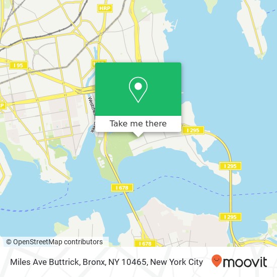 Mapa de Miles Ave Buttrick, Bronx, NY 10465