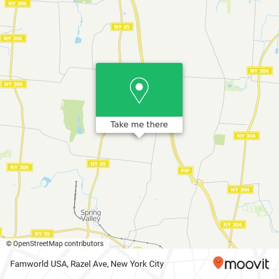 Mapa de Famworld USA, Razel Ave
