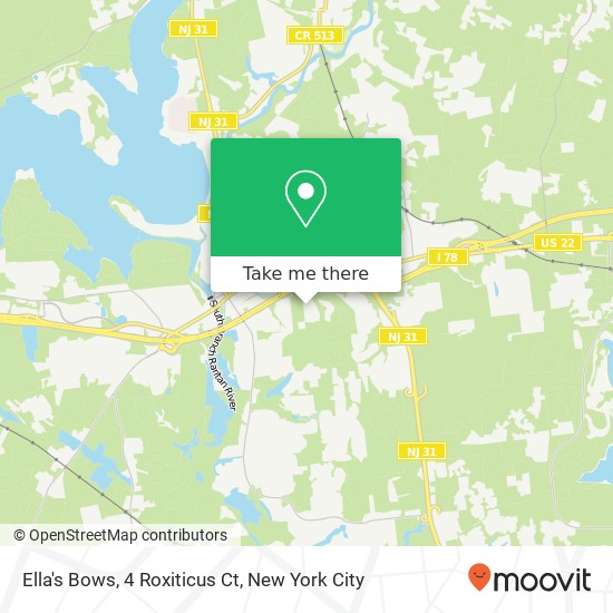 Ella's Bows, 4 Roxiticus Ct map