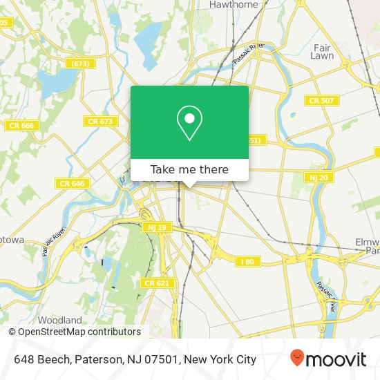 648 Beech, Paterson, NJ 07501 map