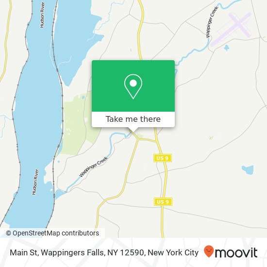 Mapa de Main St, Wappingers Falls, NY 12590