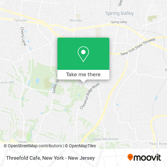 Threefold Cafe map