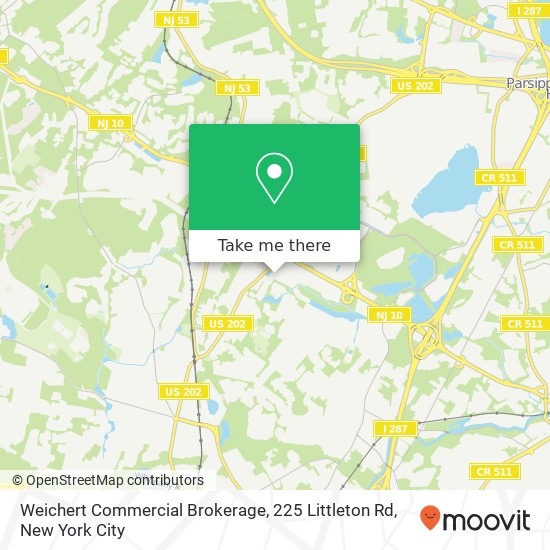 Weichert Commercial Brokerage, 225 Littleton Rd map