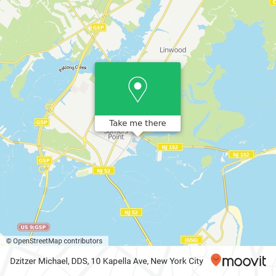 Mapa de Dzitzer Michael, DDS, 10 Kapella Ave