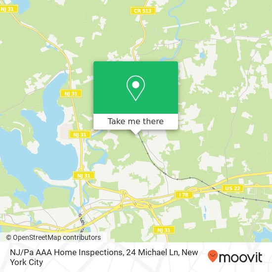 NJ / Pa AAA Home Inspections, 24 Michael Ln map