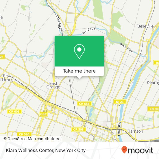 Kiara Wellness Center map