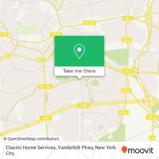 Mapa de Classic Home Services, Vanderbilt Pkwy