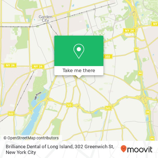 Brilliance Dental of Long Island, 302 Greenwich St map