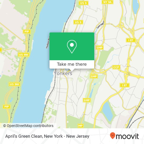 April's Green Clean map