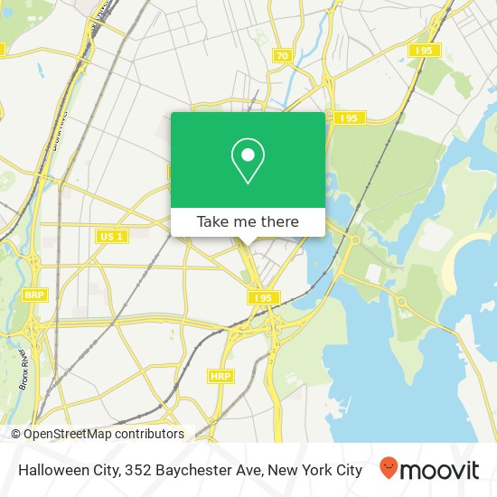 Mapa de Halloween City, 352 Baychester Ave