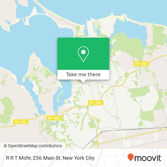 R R T Mohr, 256 Main St map