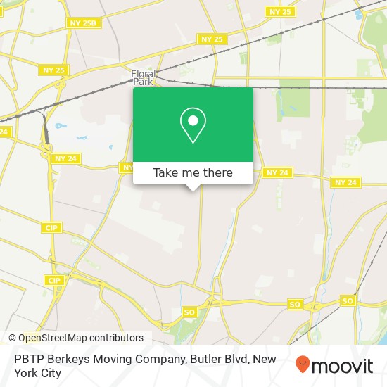 Mapa de PBTP Berkeys Moving Company, Butler Blvd