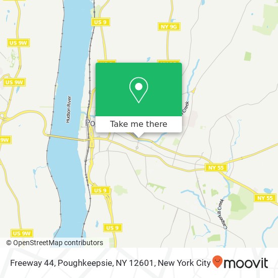 Mapa de Freeway 44, Poughkeepsie, NY 12601