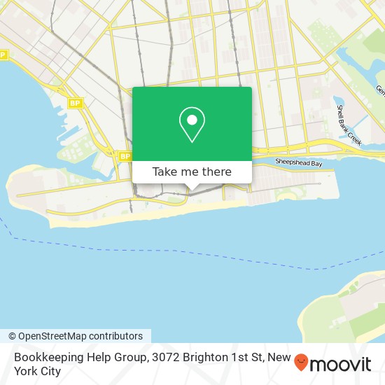 Bookkeeping Help Group, 3072 Brighton 1st St map