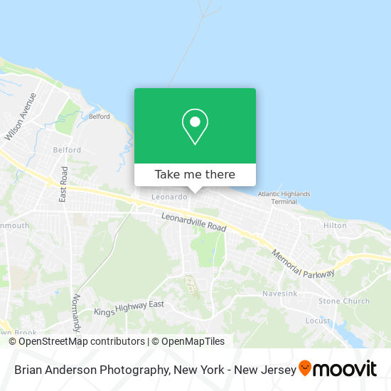 Brian Anderson Photography map