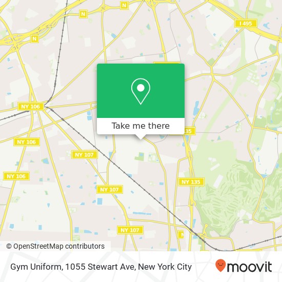 Gym Uniform, 1055 Stewart Ave map