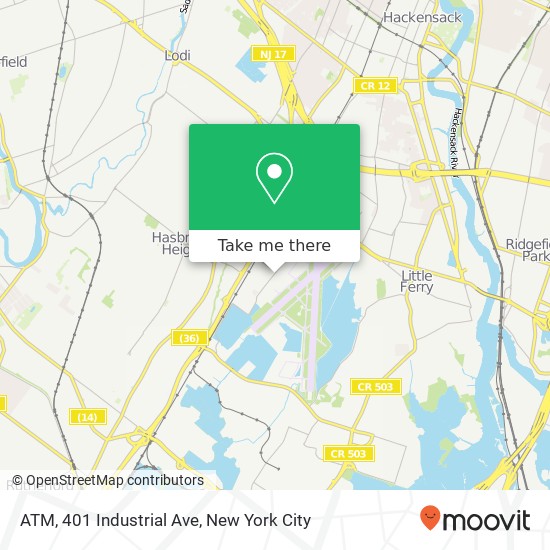 ATM, 401 Industrial Ave map