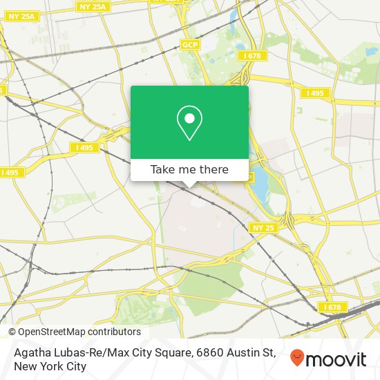 Mapa de Agatha Lubas-Re / Max City Square, 6860 Austin St
