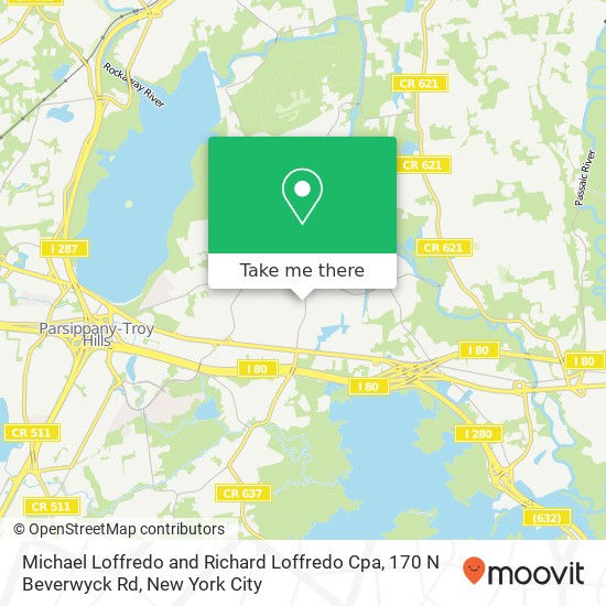 Michael Loffredo and Richard Loffredo Cpa, 170 N Beverwyck Rd map