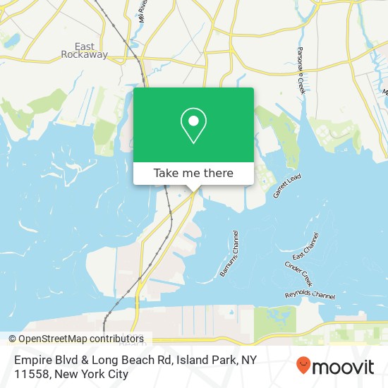 Empire Blvd & Long Beach Rd, Island Park, NY 11558 map