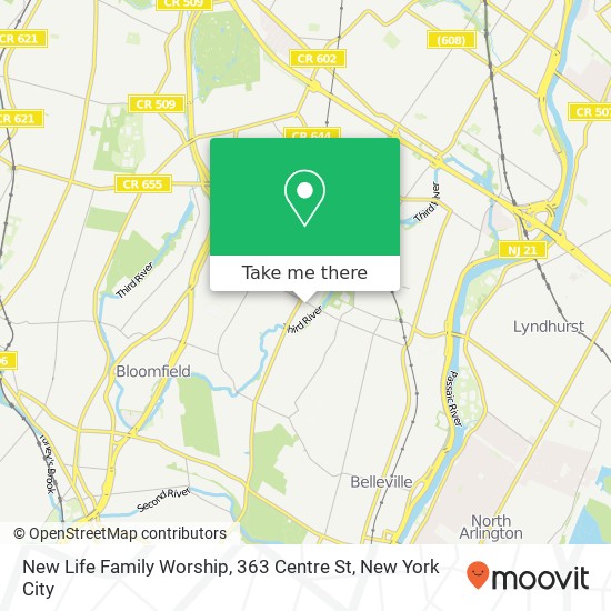 New Life Family Worship, 363 Centre St map