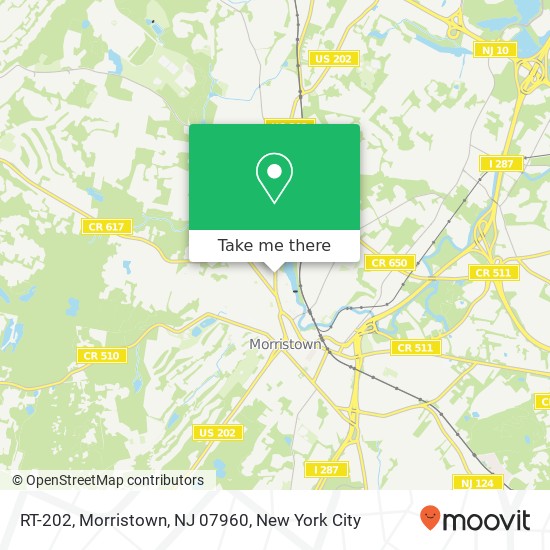 RT-202, Morristown, NJ 07960 map