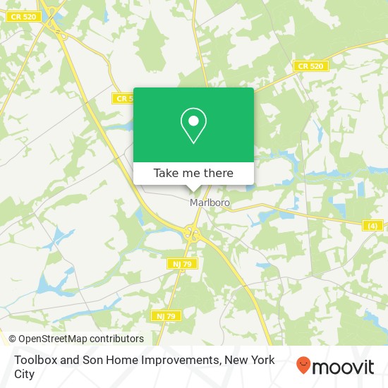 Mapa de Toolbox and Son Home Improvements