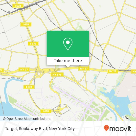 Target, Rockaway Blvd map