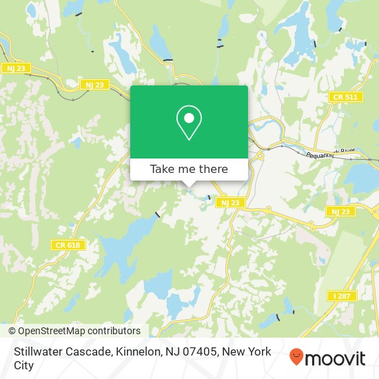 Mapa de Stillwater Cascade, Kinnelon, NJ 07405