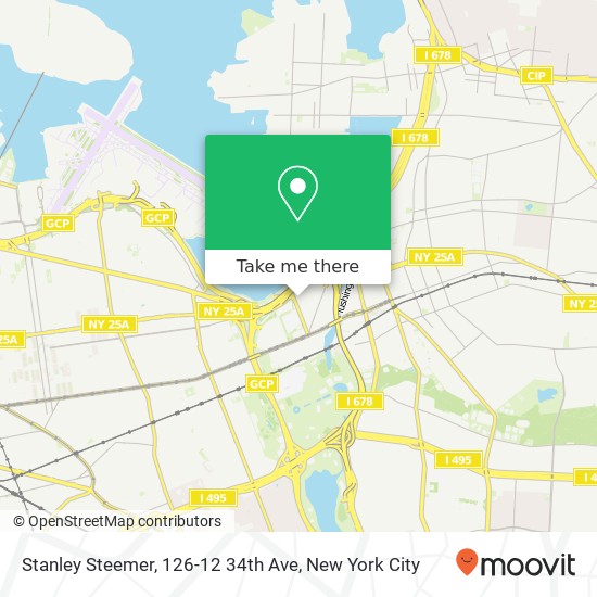 Mapa de Stanley Steemer, 126-12 34th Ave