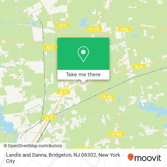 Landis and Danna, Bridgeton, NJ 08302 map