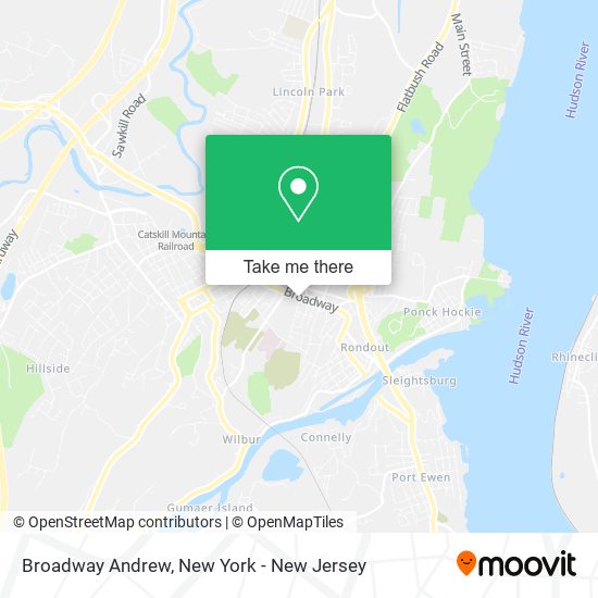 Mapa de Broadway Andrew