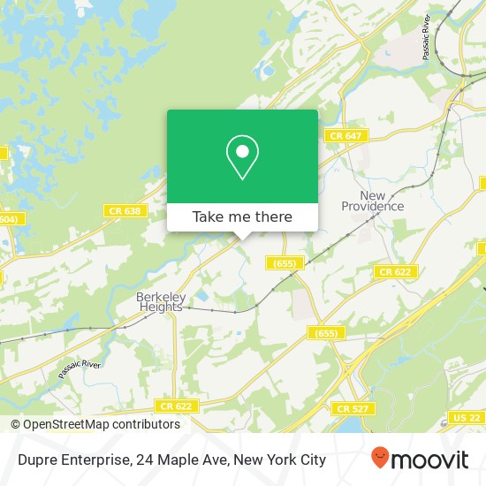 Mapa de Dupre Enterprise, 24 Maple Ave