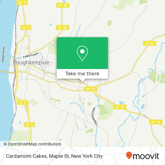 Mapa de Cardamom Cakes, Maple St