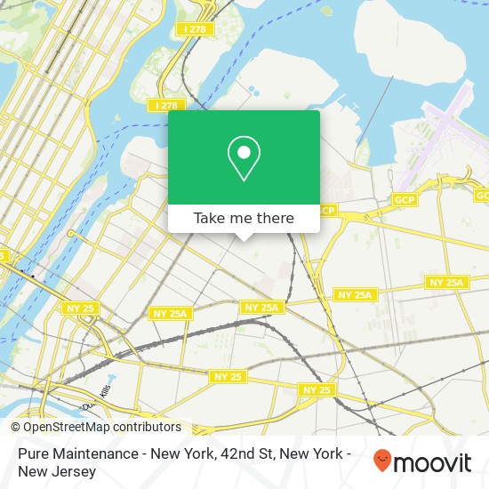 Pure Maintenance - New York, 42nd St map