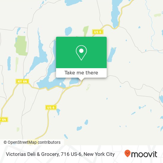 Mapa de Victorias Deli & Grocery, 716 US-6