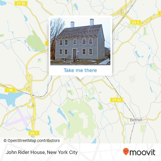 Mapa de John Rider House