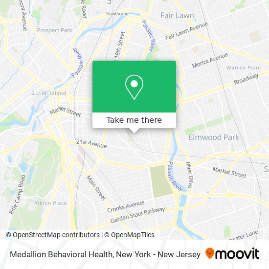 Mapa de Medallion Behavioral Health