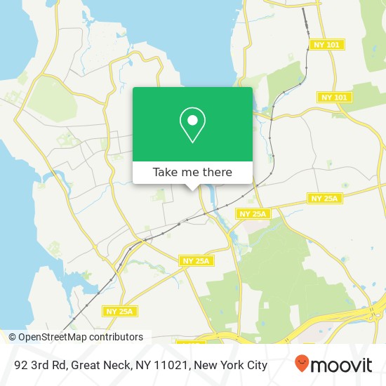 92 3rd Rd, Great Neck, NY 11021 map